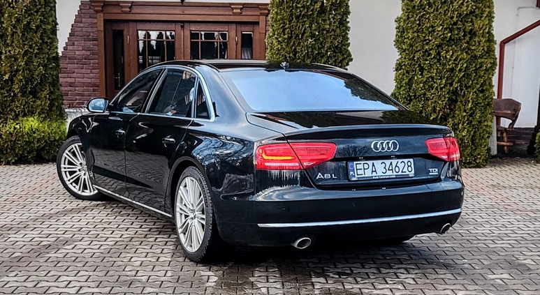 Audi A8 cena 110000 przebieg: 213000, rok produkcji 2013 z Woźniki małe 529